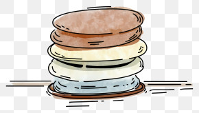 Cookies - Colorful Stack Of Pancakes Illustration PNG
