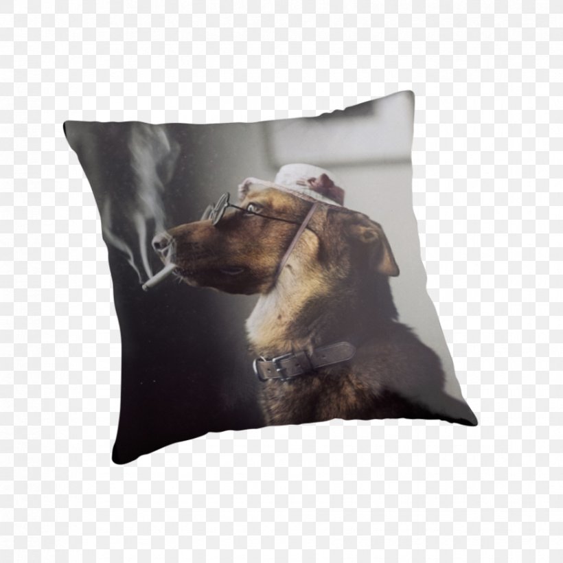 Dog Throw Pillows Cushion Ota-Villa, PNG, 875x875px, Dog, Canidae, Cigarette, Cushion, Dog Like Mammal Download Free