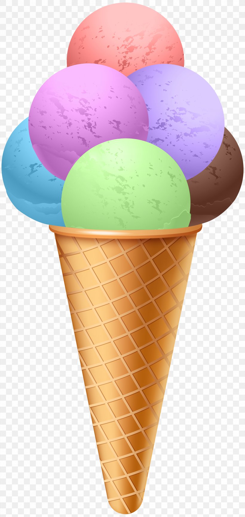 Ice Cream Cone Gelato Waffle, PNG, 3793x8000px, Ice Cream, Chocolate Ice Cream, Cream, Dairy Product, Dessert Download Free