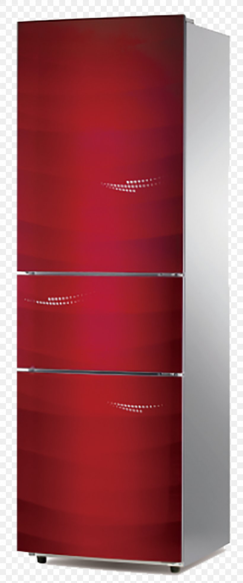 Refrigerator Red, PNG, 1000x2400px, Refrigerator, Chest Of Drawers, Drawer, Filing Cabinet, Furniture Download Free