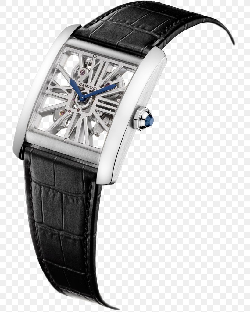 Skeleton Watch Cartier Tank Movement, PNG, 738x1024px, Watch, Automatic Watch, Brand, Cartier, Cartier Tank Download Free