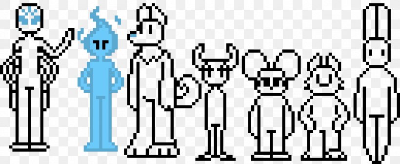 Undertale Pixel Art Sprite, PNG, 1290x530px, Undertale, Area, Binary Number, Black And White, Cartoon Download Free