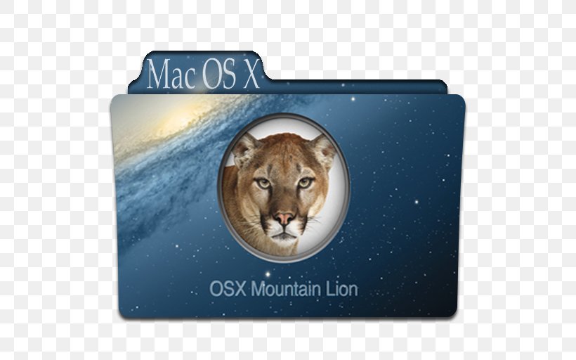 Mac Mini Mac OS X Lion OS X Mountain Lion MacOS, PNG, 512x512px, Mac Mini, Apple Disk Image, Big Cats, Carnivoran, Cat Like Mammal Download Free