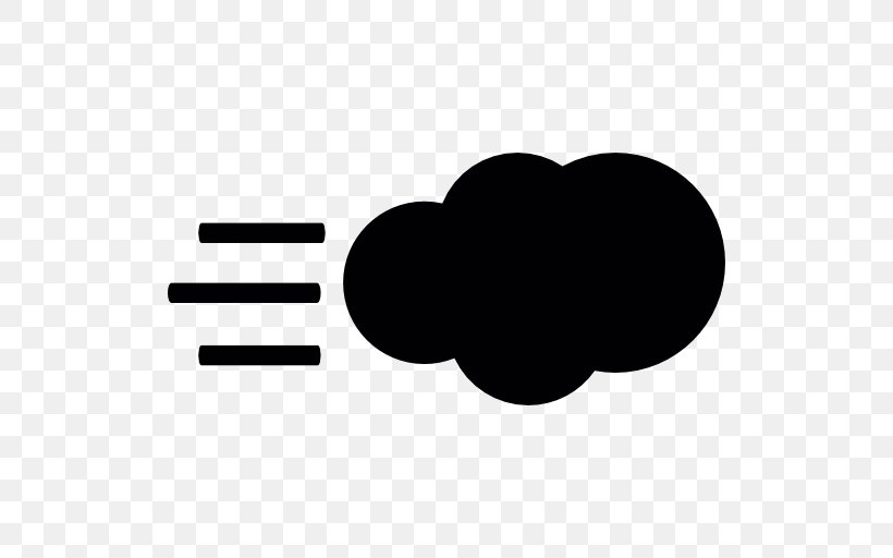 Wind Symbol Cloud Weather, PNG, 512x512px, Wind, Black, Black And White, Brand, Cloud Download Free
