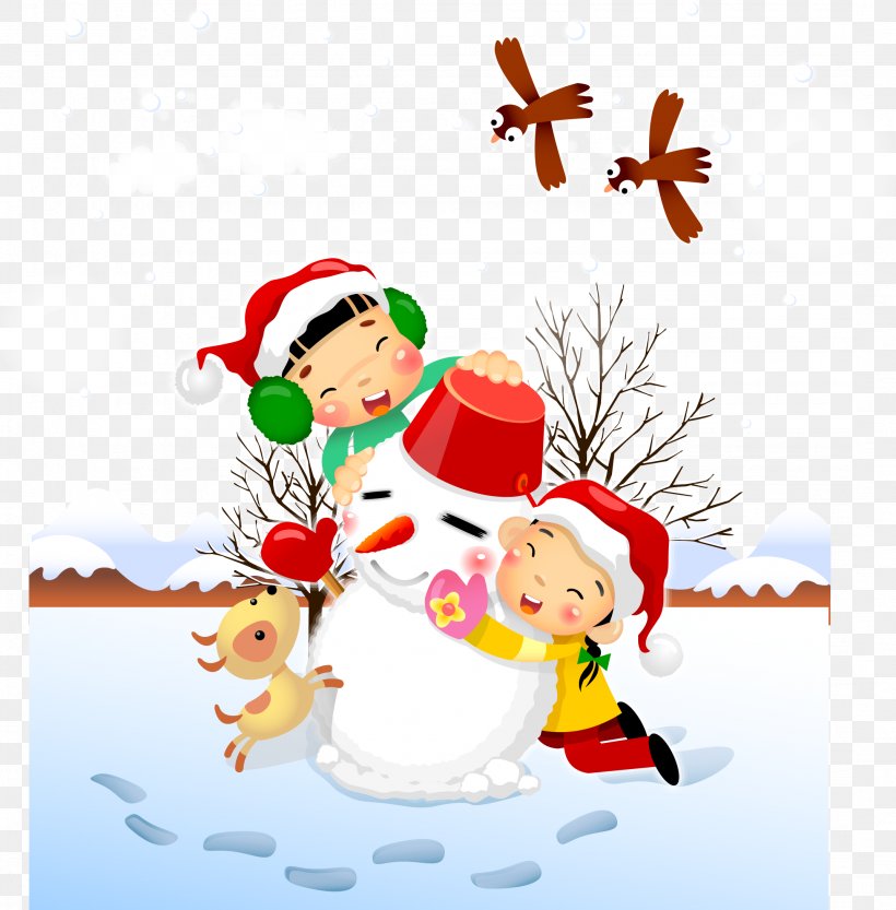 Christmas Child Euclidean Vector Snowman, PNG, 2148x2183px, Christmas, Art, Cartoon, Child, Christmas Decoration Download Free