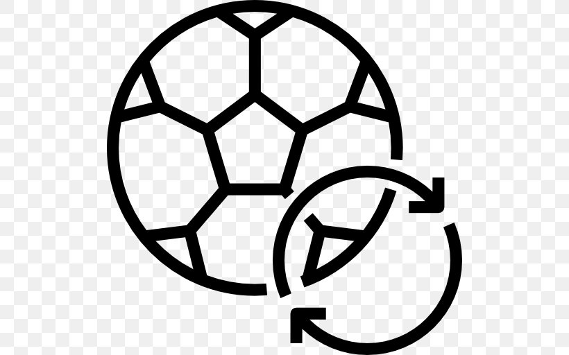 Icon Design Sport, PNG, 512x512px, Icon Design, Area, Ball, Black And White, Football Download Free