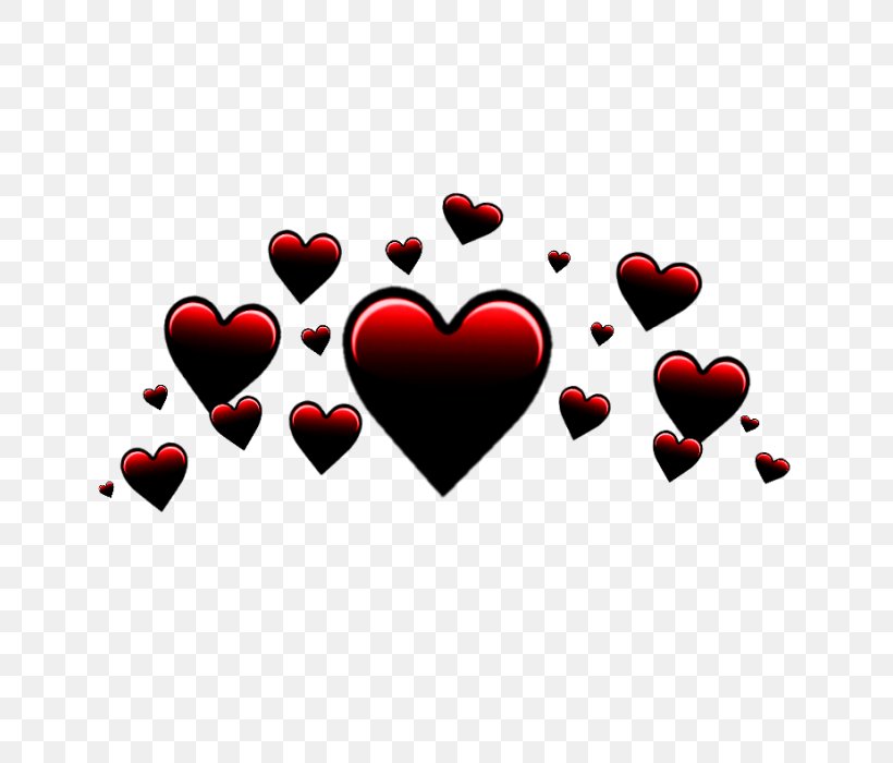 Emoji Heart IPhone PicsArt Photo Studio IOS, PNG, 700x700px, Emoji, Carmine, Drawing, Heart, Iphone Download Free