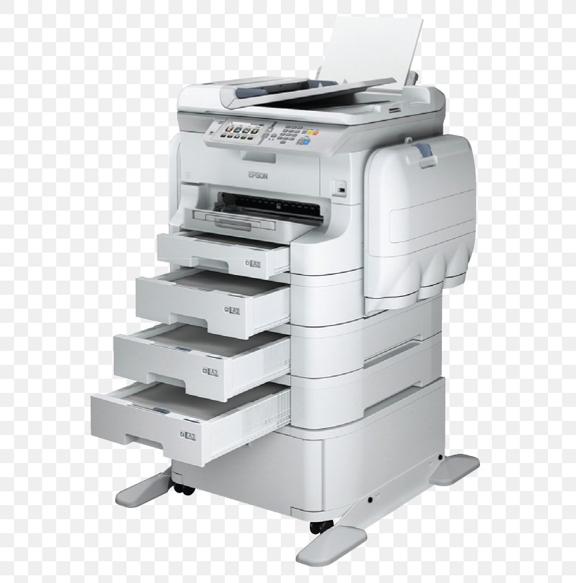 Multi-function Printer Image Scanner Inkjet Printing, PNG, 605x831px, Multifunction Printer, Color Printing, Epson, Fax, Image Scanner Download Free