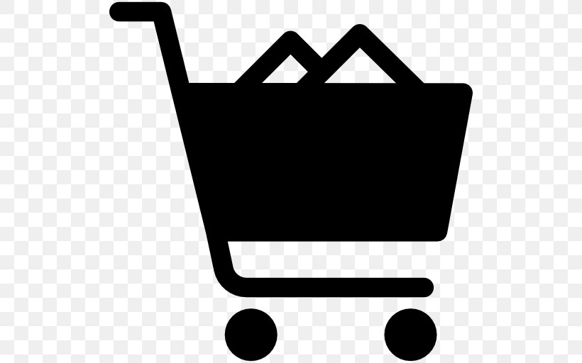 Shopping Cart Online Shopping, PNG, 512x512px, Shopping Cart, Area, Black, Black And White, Cart Download Free