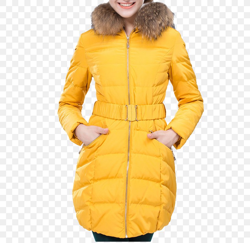 Jacket Clothing Down Feather Fur Yellow, PNG, 790x798px, Coat, Clothing, Collar, Daunenjacke, Down Feather Download Free