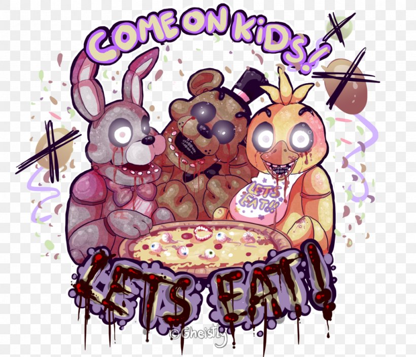 Five Nights At Freddy's 2 Freddy Fazbear's Pizzeria Simulator Five Nights At Freddy's 4 Game, PNG, 1024x881px, Game, Art, Cartoon, Eating, Fictional Character Download Free