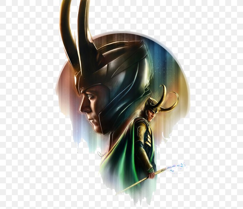 Loki Thor Art Marvel Comics Marvel Cinematic Universe, PNG, 500x707px, Watercolor, Cartoon, Flower, Frame, Heart Download Free