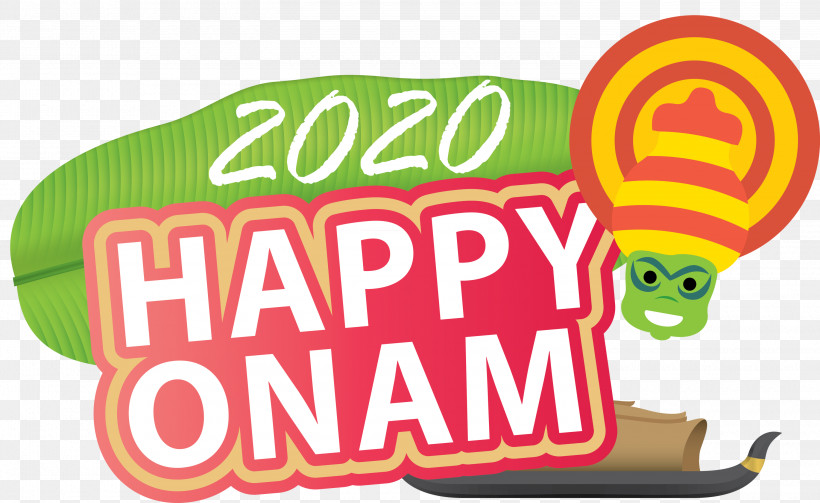 Onam Harvest Festival Happy Onam, PNG, 3000x1843px, Onam Harvest Festival, Area, Fruit, Happy Onam, Line Download Free