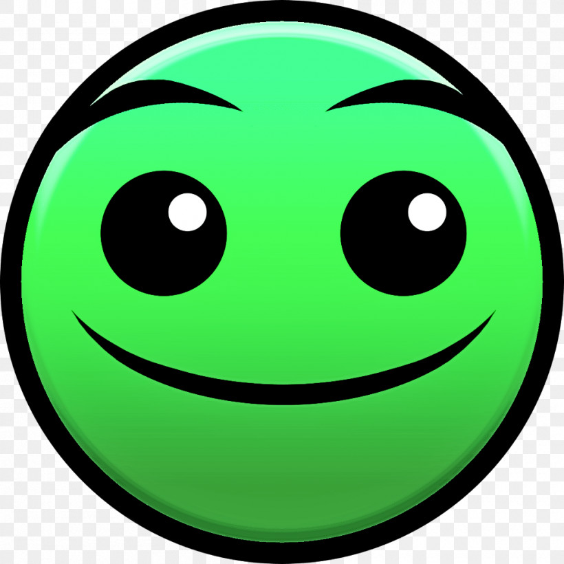 Emoticon, PNG, 1000x1000px, Green, Black, Circle, Emoticon, Eye Download Free