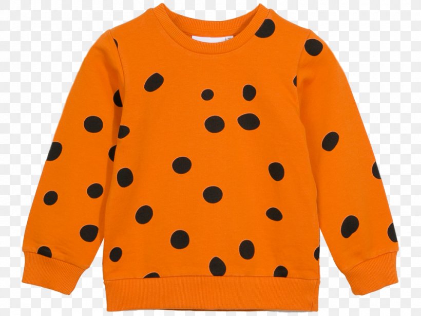 Polka Dot Sleeve Sweater Neck, PNG, 960x720px, Polka Dot, Neck, Orange, Polka, Sleeve Download Free