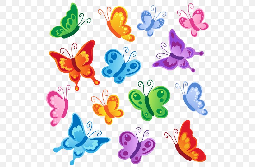 Butterfly Cartoon Clip Art, PNG, 545x537px, Butterfly, Artwork, Cartoon, Drawing, Flower Download Free