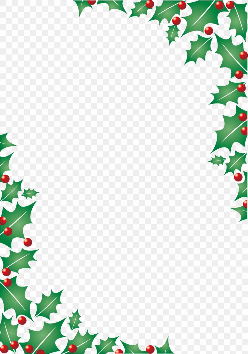 Christmas Icon, PNG, 1037x1479px, Leaf, Aquifoliaceae, Area, Border, Christmas Download Free