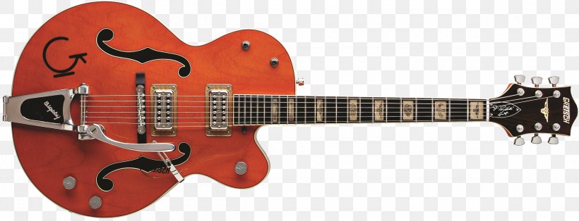 Gretsch 6120 Electric Guitar The Reverend Horton Heat, PNG, 2400x920px, Gretsch, Acoustic Electric Guitar, Acoustic Guitar, Archtop Guitar, Bigsby Vibrato Tailpiece Download Free