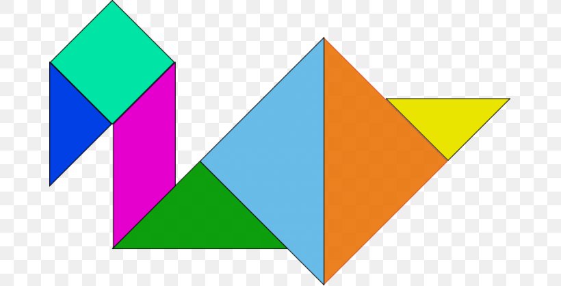 Jigsaw Puzzles Tangram Blocks Tangram Patterns Clip Art, PNG, 675x418px, Jigsaw Puzzles, Area, Brand, Coloring Book, Diagram Download Free