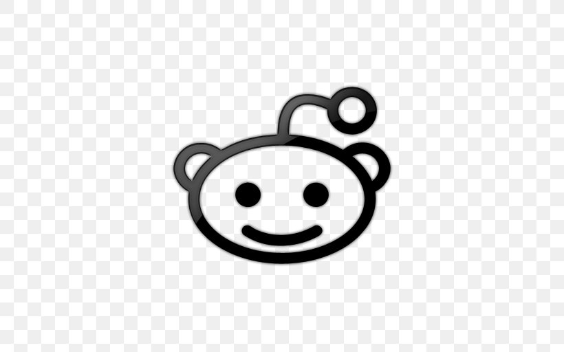 Social Media Reddit Logo, PNG, 512x512px, Social Media, Black And White, Body Jewelry, Emoticon, Logo Download Free