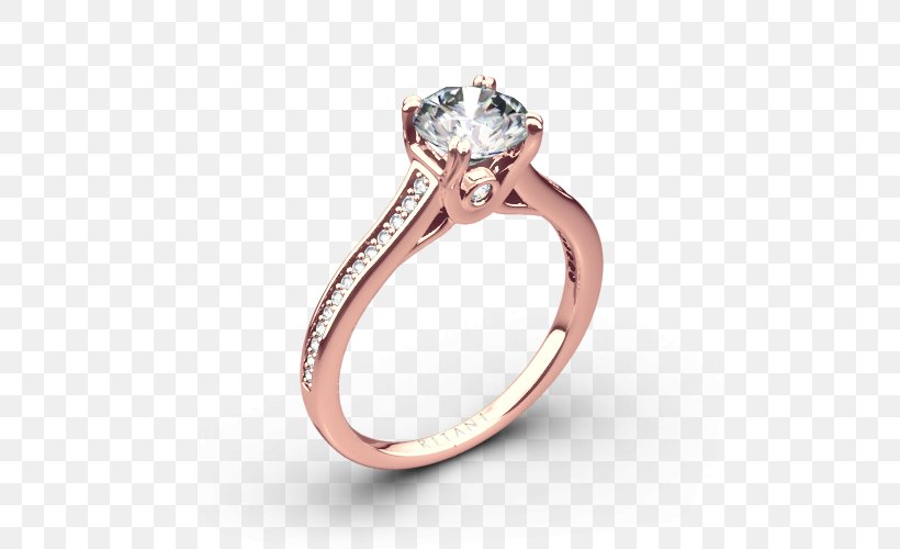 Wedding Ring Engagement Ring Tacori Solitaire, PNG, 500x500px, Ring, Brilliant, Carat, Cubic Zirconia, Diamond Download Free