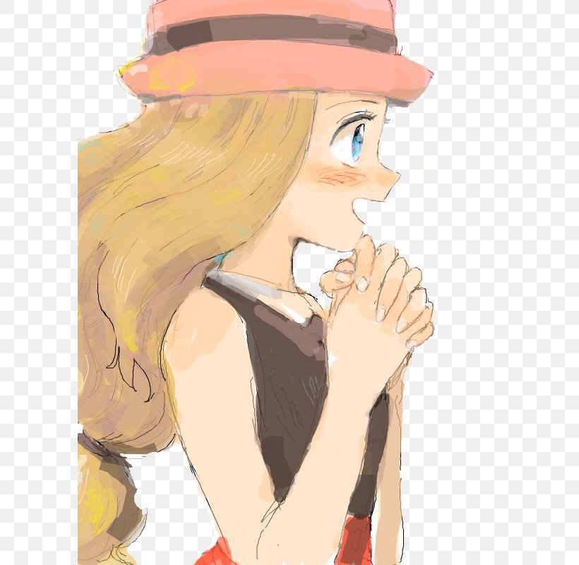 Serena Ash Ketchum Pokémon Fan Art, PNG, 600x800px, Watercolor, Cartoon, Flower, Frame, Heart Download Free