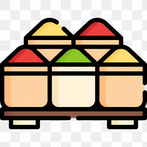 Spices Powder - Colorful Spices In Containers PNG