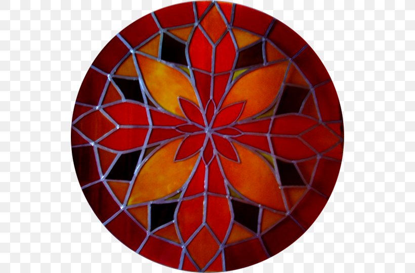 Stained Glass Symmetry Material Pattern, PNG, 540x540px, Stained Glass, Glass, Material, Orange, Stain Download Free