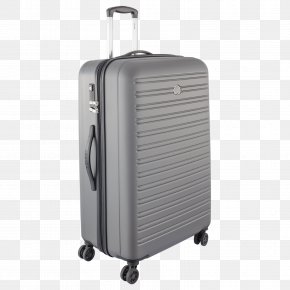 Pink Suitcase - Suitcase Delsey Baggage Trolley Travel PNG