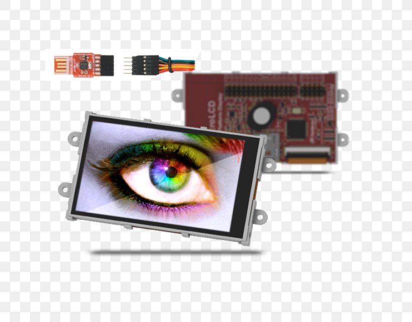 Display Device Electronics Microcontroller Touchscreen Liquid-crystal Display, PNG, 640x640px, Display Device, Ac Adapter, Adapter, Atmel Avr, Backlight Download Free