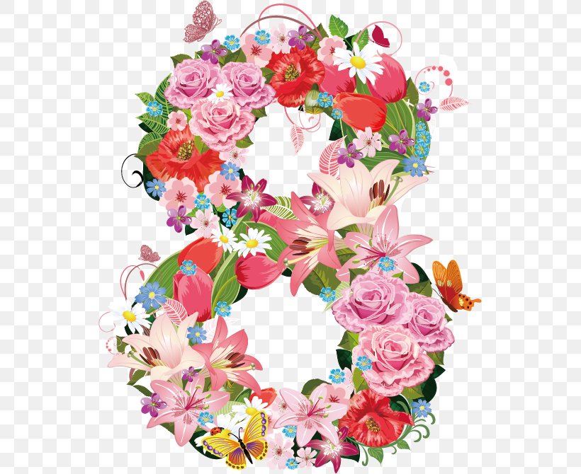 International Women's Day March 8 Woman Wish Happiness, PNG, 541x670px, March 8, Artificial Flower, Clip Art, Cut Flowers, Decor Download Free