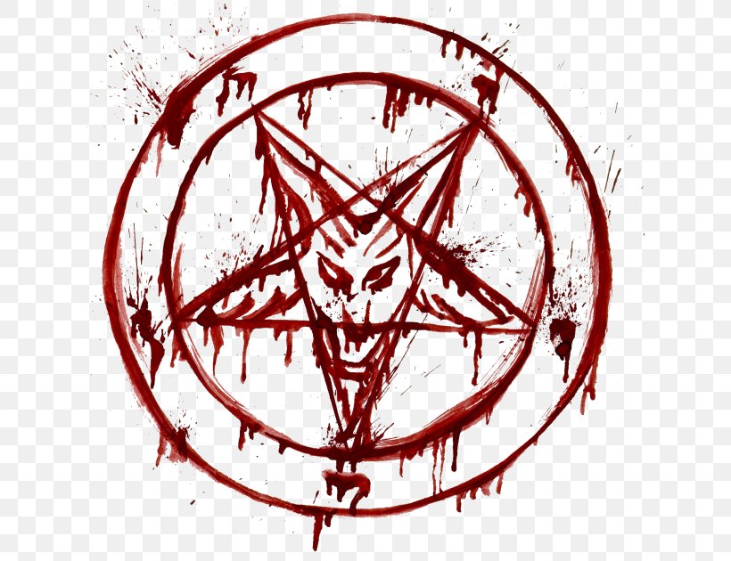 Sigil Of Baphomet Lucifer Pentagram, PNG, 630x630px, Watercolor, Cartoon, Flower, Frame, Heart Download Free
