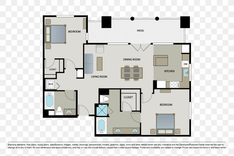 The Dylan Floor Plan Apartment Renting Architecture, PNG, 1300x867px, Dylan, Apartment, Architecture, Area, Bed Download Free
