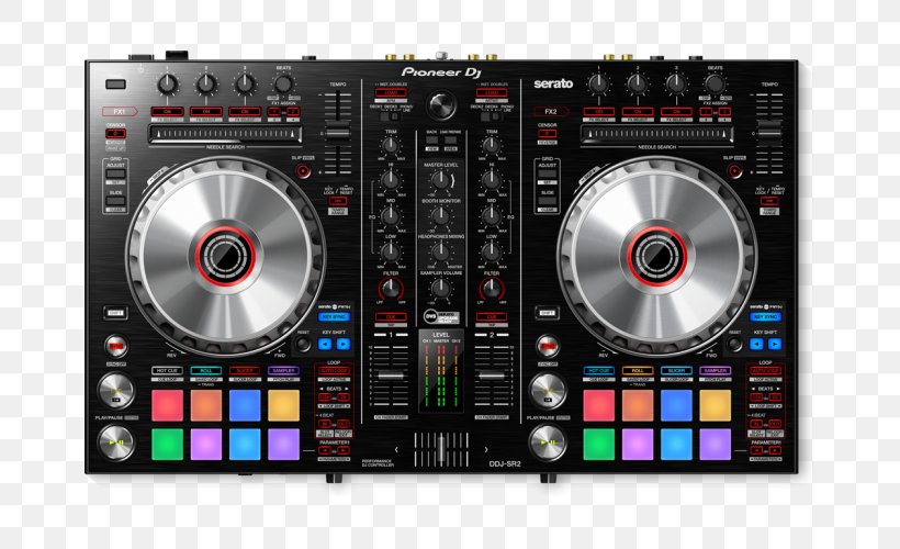 DJ Controller Pioneer DJ Pioneer DDJ-SR Disc Jockey Audio Mixers, PNG, 700x500px, Watercolor, Cartoon, Flower, Frame, Heart Download Free