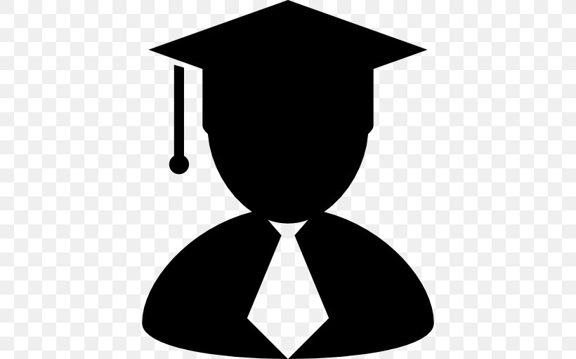 Education Graduation Ceremony Silhouette Academic Degree, PNG, 512x512px, Education, Academic Degree, Artwork, Black, Black And White Download Free