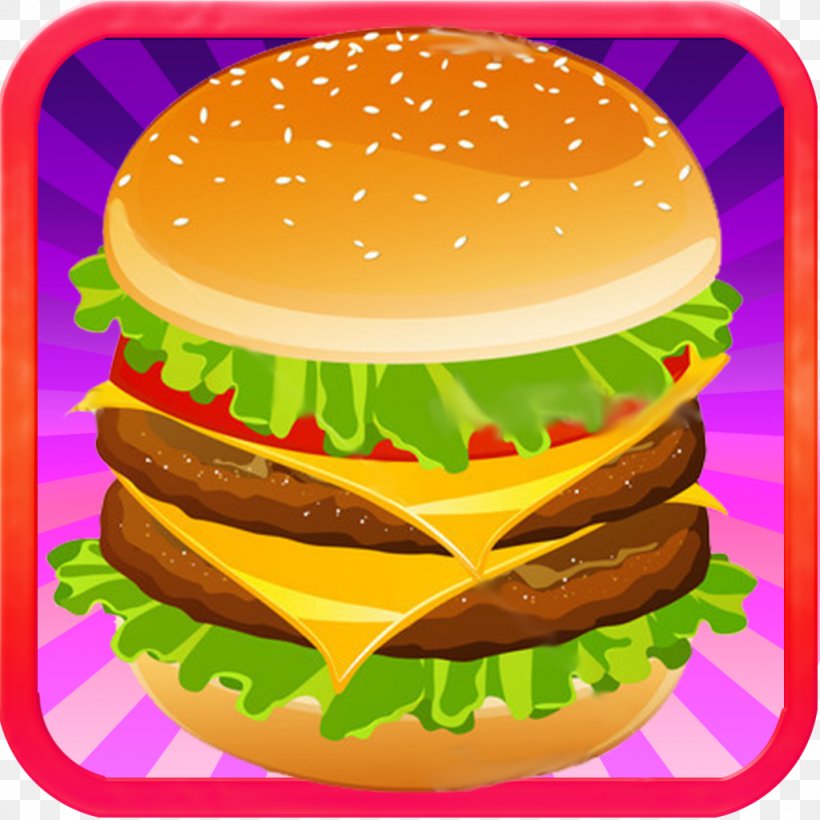 Hamburger Cheeseburger French Fries Fried Chicken, PNG, 1024x1024px, Hamburger, Big Mac, Buffalo Wing, Cheeseburger, Dish Download Free