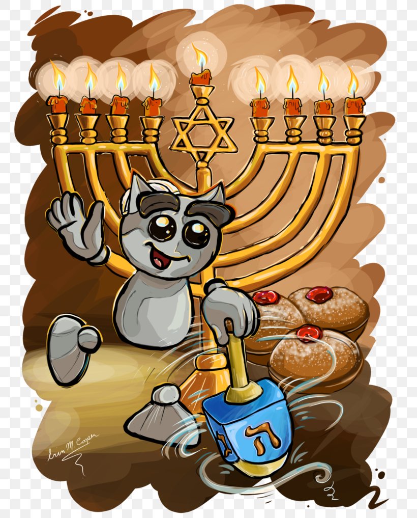 Hanukkah Judaism Menorah Art Dreidel, PNG, 786x1017px, Hanukkah, Art, Artist, Candle, Cartoon Download Free