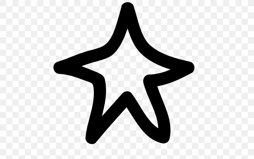 Symbol Star, PNG, 512x512px, Symbol, Black And White, Drawing, Fivepointed Star, Point Download Free