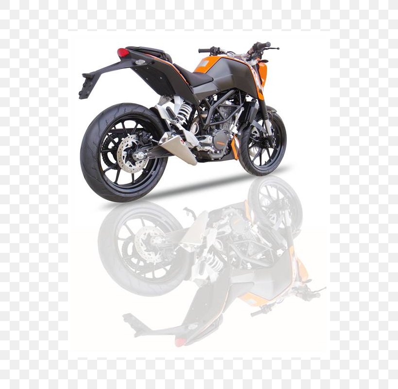 KTM 200 Duke Exhaust System Car Motorcycle, PNG, 800x800px, Ktm, Automotive Exhaust, Automotive Exterior, Automotive Wheel System, Car Download Free