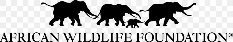 Kenya African Wildlife Foundation World Wide Fund For Nature Non-profit Organisation, PNG, 2502x456px, Kenya, Africa, African Wildlife Foundation, Black, Black And White Download Free
