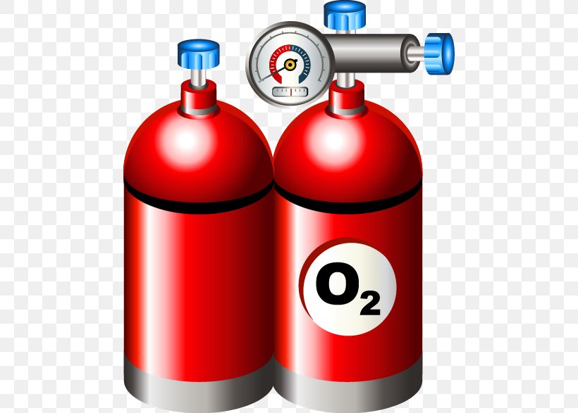 Oxygen Tank Fire Extinguisher Gas Cylinder, PNG, 470x587px, Cartoon, Art, Bottle, Cylinder, Dioxygen Download Free