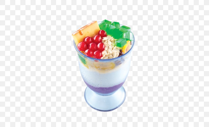 Sundae Halo-halo Ice Cream Parfait Milk, PNG, 500x500px, Sundae, Cholado, Chowking, Cream, Creme Caramel Download Free