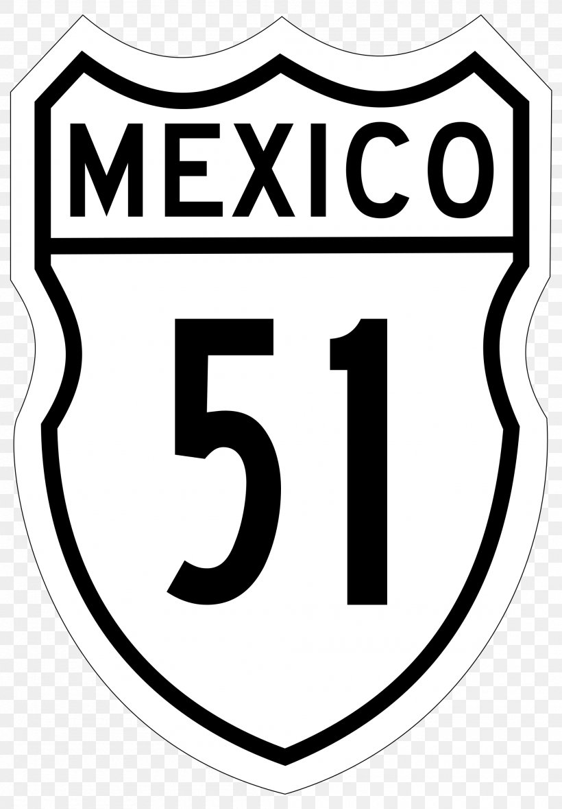 Mexican Federal Highway 51 Road Mexican Federal Highway 2 Mexican Federal Highway 45 Mexican Federal Highway 190, PNG, 2000x2878px, Road, Area, Black, Black And White, Brand Download Free