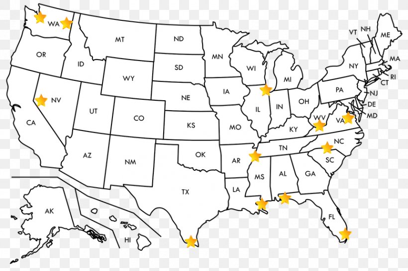 United States Of America U S State Blank Map World Map Png