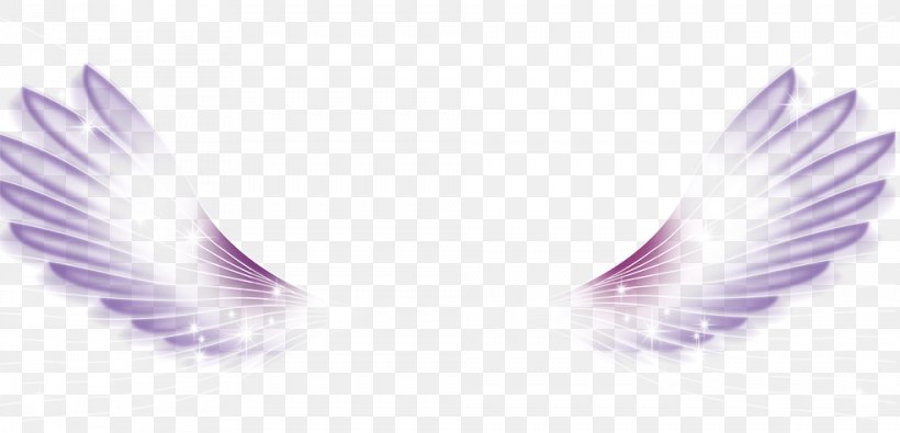 Wing White Feather, PNG, 984x475px, Wing, Designer, Feather, Lilac, Purple Download Free
