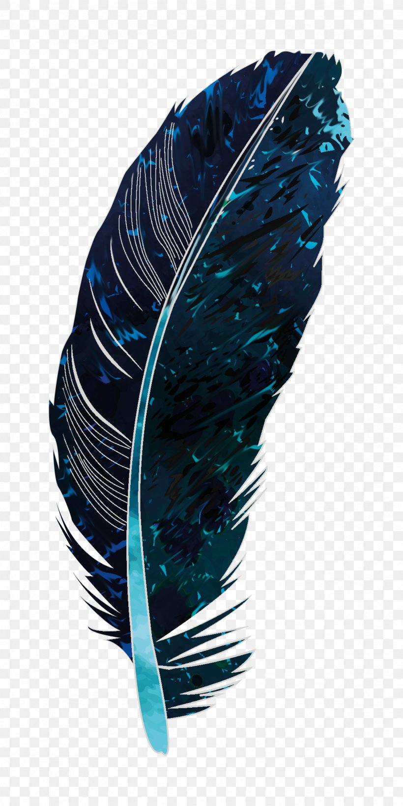 Feather Bird Tears Of The Silent Crow Blue Color, PNG, 2362x4724px, Feather, Ayam, Bird, Black, Blue Download Free
