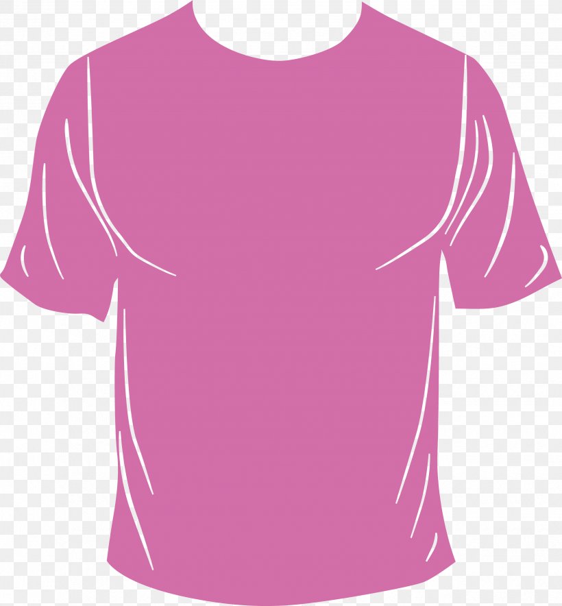 T-shirt Sleeve Clothing, PNG, 2469x2664px, Tshirt, Active Shirt, Clothing, Joint, Magenta Download Free