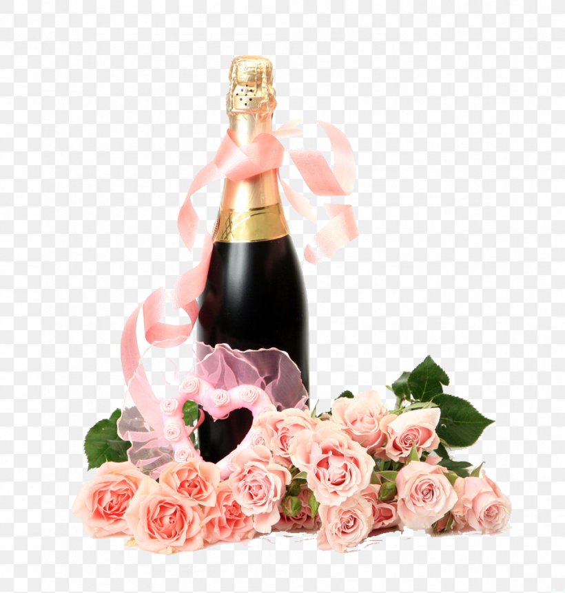 Champagne Flower Bouquet Bottle Clip Art, PNG, 951x1000px, Champagne, Bottle, Drink, Drinkware, Flower Download Free