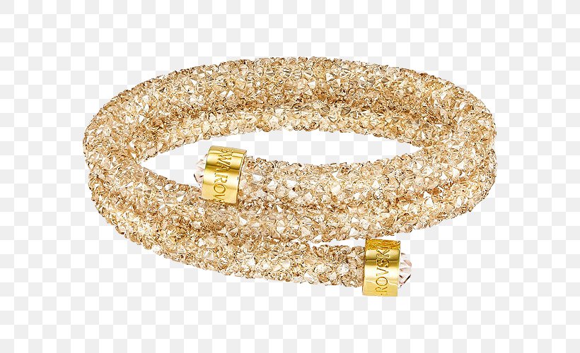 Earring Swarovski AG Gold Bangle Bracelet, PNG, 600x500px, Earring, Bangle, Bling Bling, Bracelet, Brand Download Free