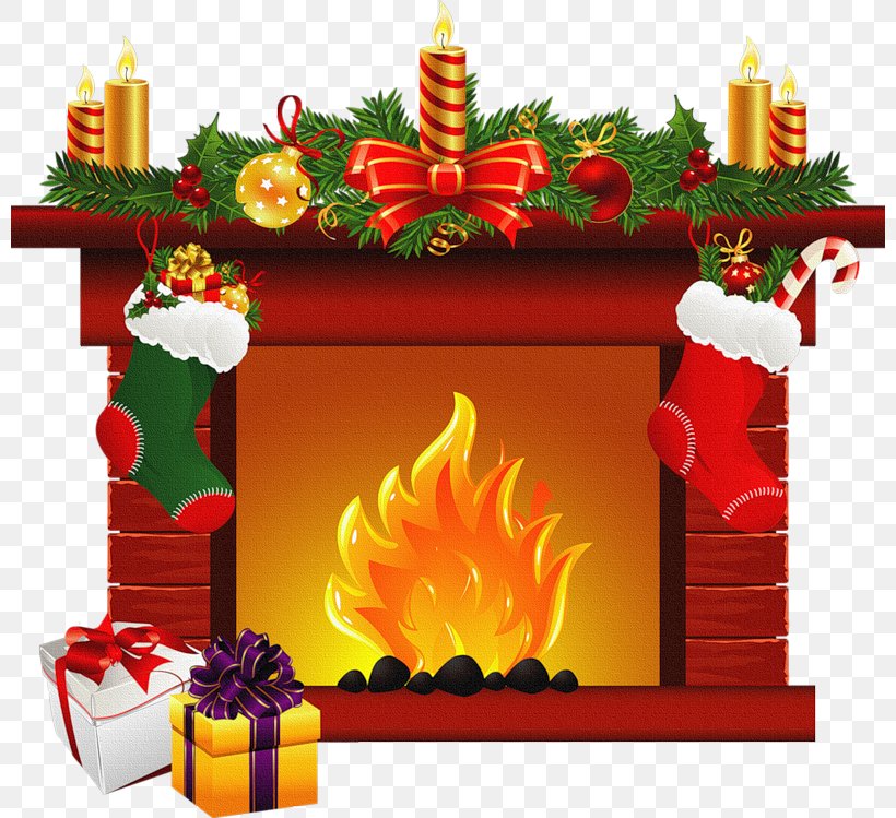 Clip Art Fireplace Santa Claus Christmas Day Openclipart, PNG, 800x749px, Fireplace, Chimney, Christmas Day, Christmas Decoration, Christmas Eve Download Free